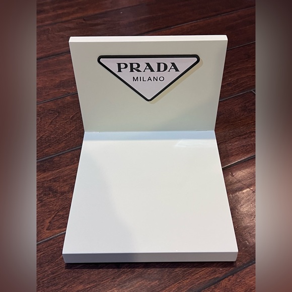 PRADA “L-Shaped” Counter Display Magnetic Logo-BRAND NEW-Retail Branded Display - Picture 2 of 16